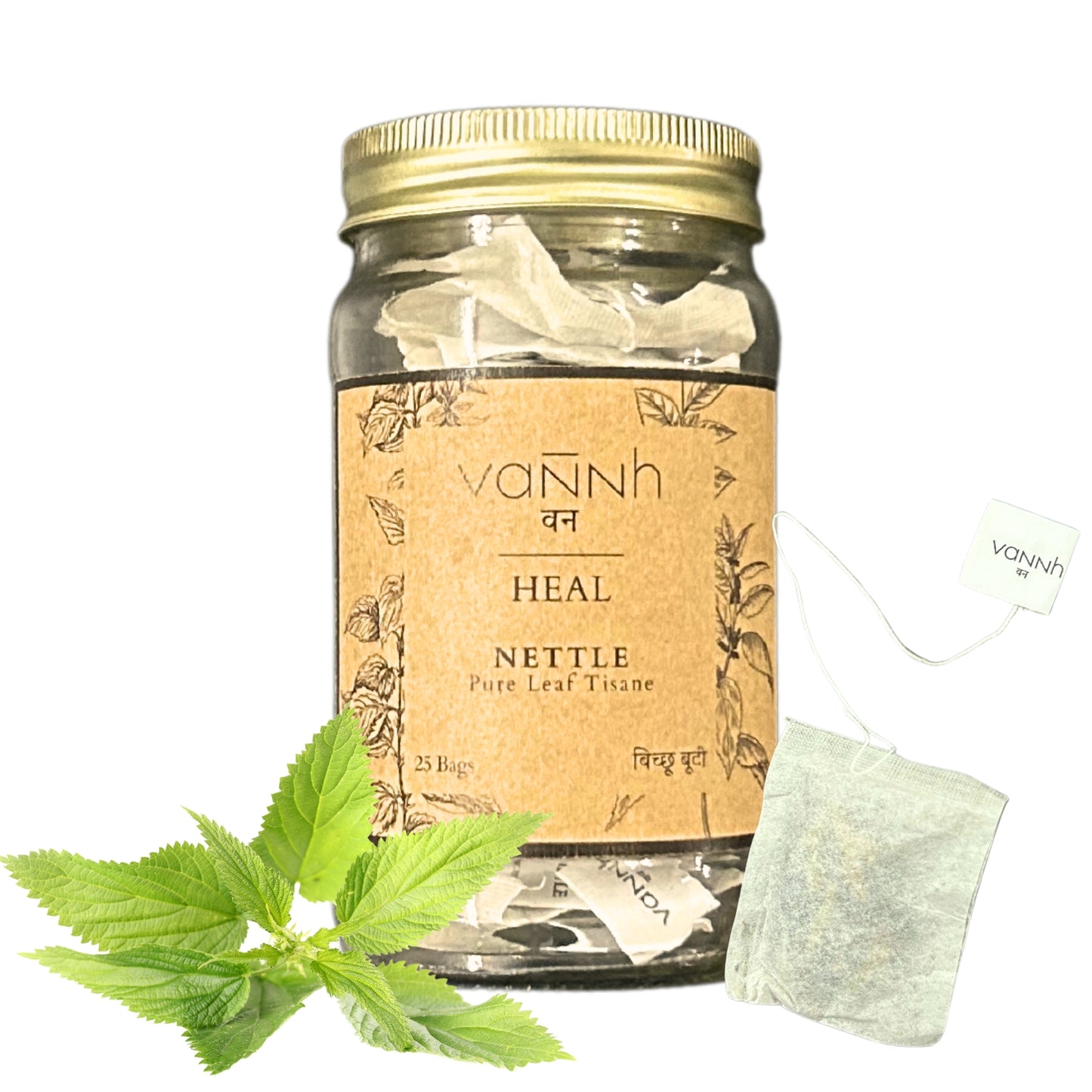 Pure Nettle Leaf Tisane | Heal (25 Paper Bags)