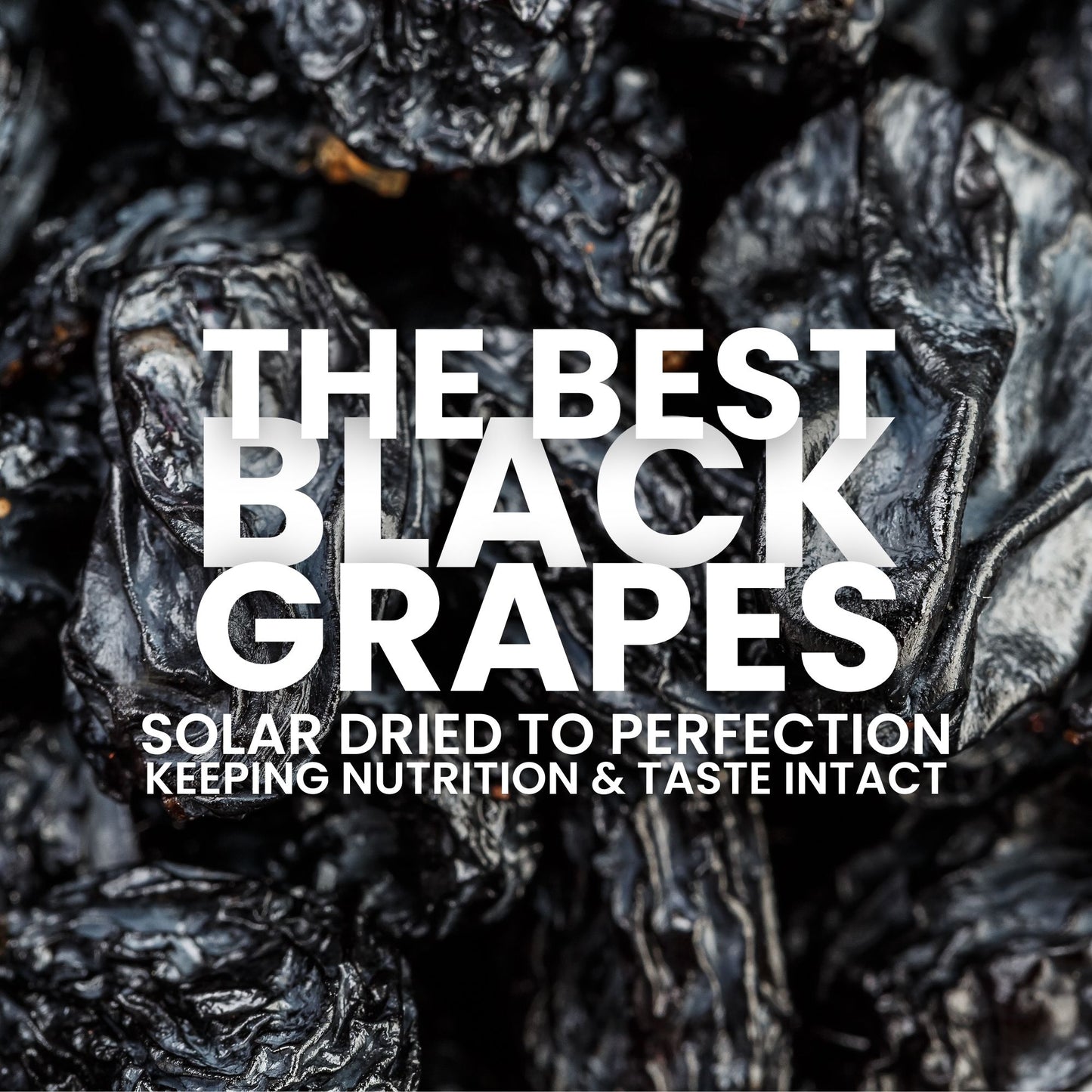 Solar Dried Black Raisins: Naturally Sweet Snacks for Busy Lifestyles | 150g