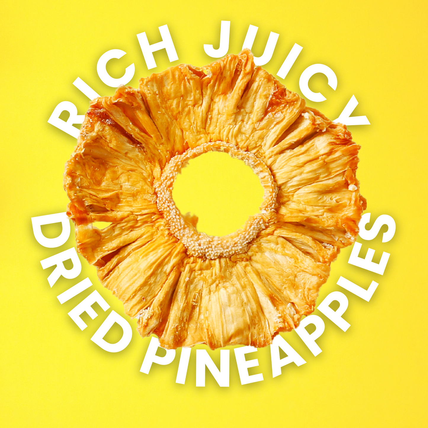 Solar Dried Pineapple Chips for Healthy Snacking | 70g