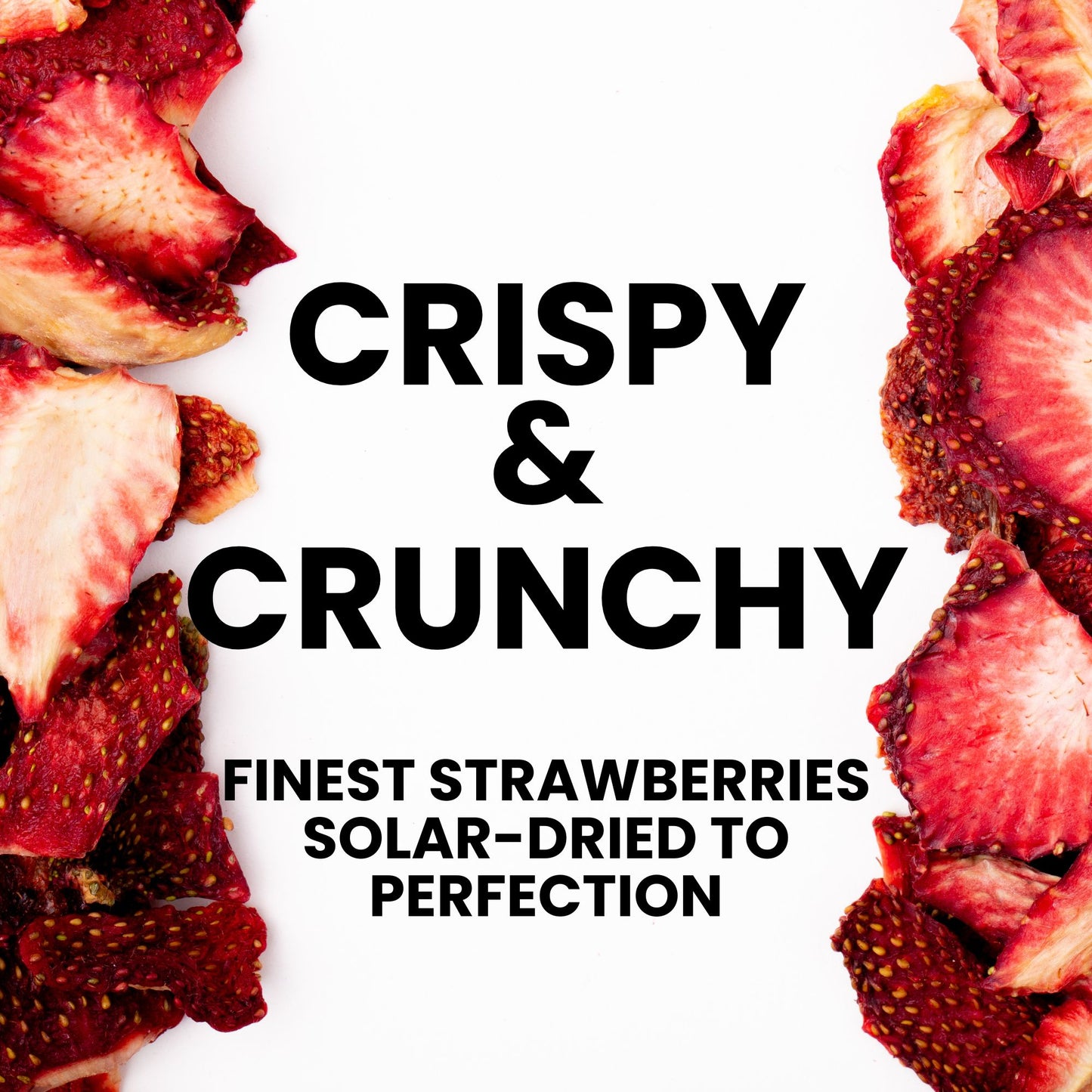 Solar Dried Strawberry Fruit – Antioxidant-rich guilt-free Snack| 70 g