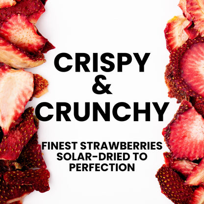 Solar Dried Strawberry Fruit – Antioxidant-rich guilt-free Snack| 70 g