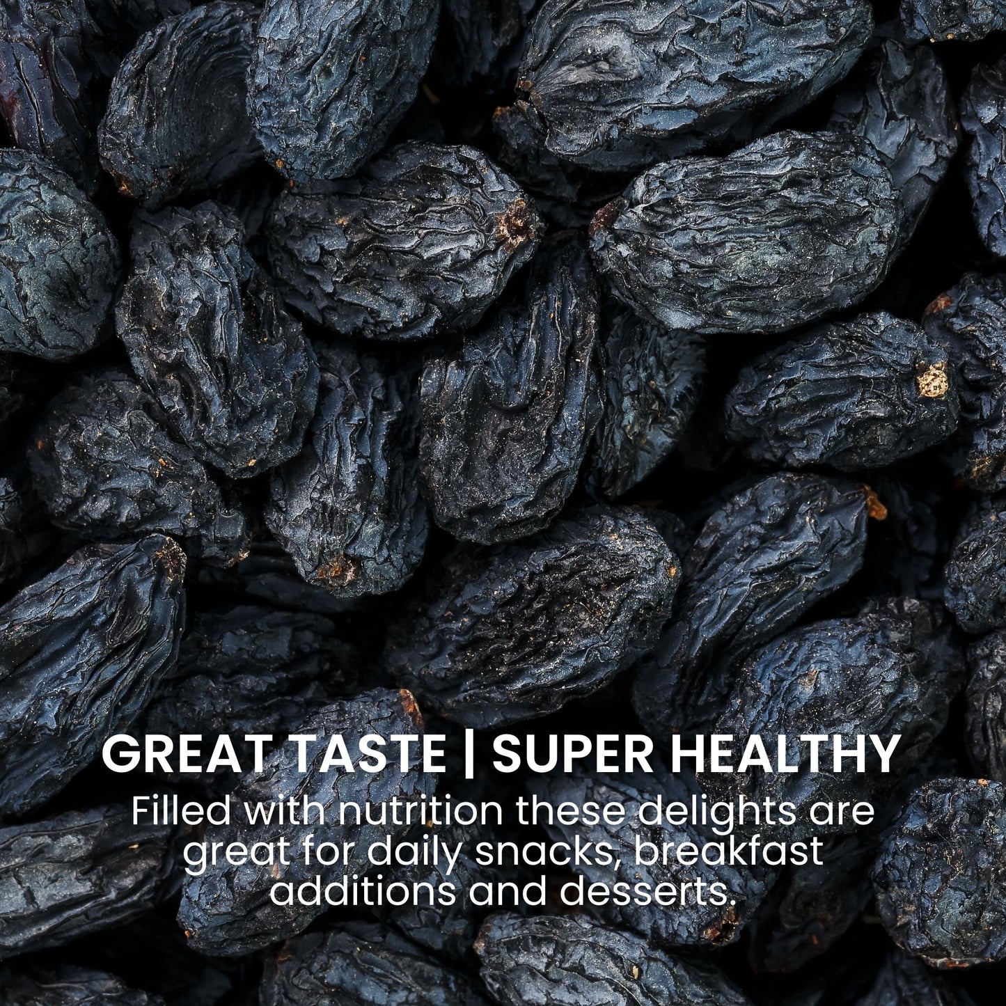 Solar Dried Black Raisins: Naturally Sweet Snacks for Busy Lifestyles | 150g