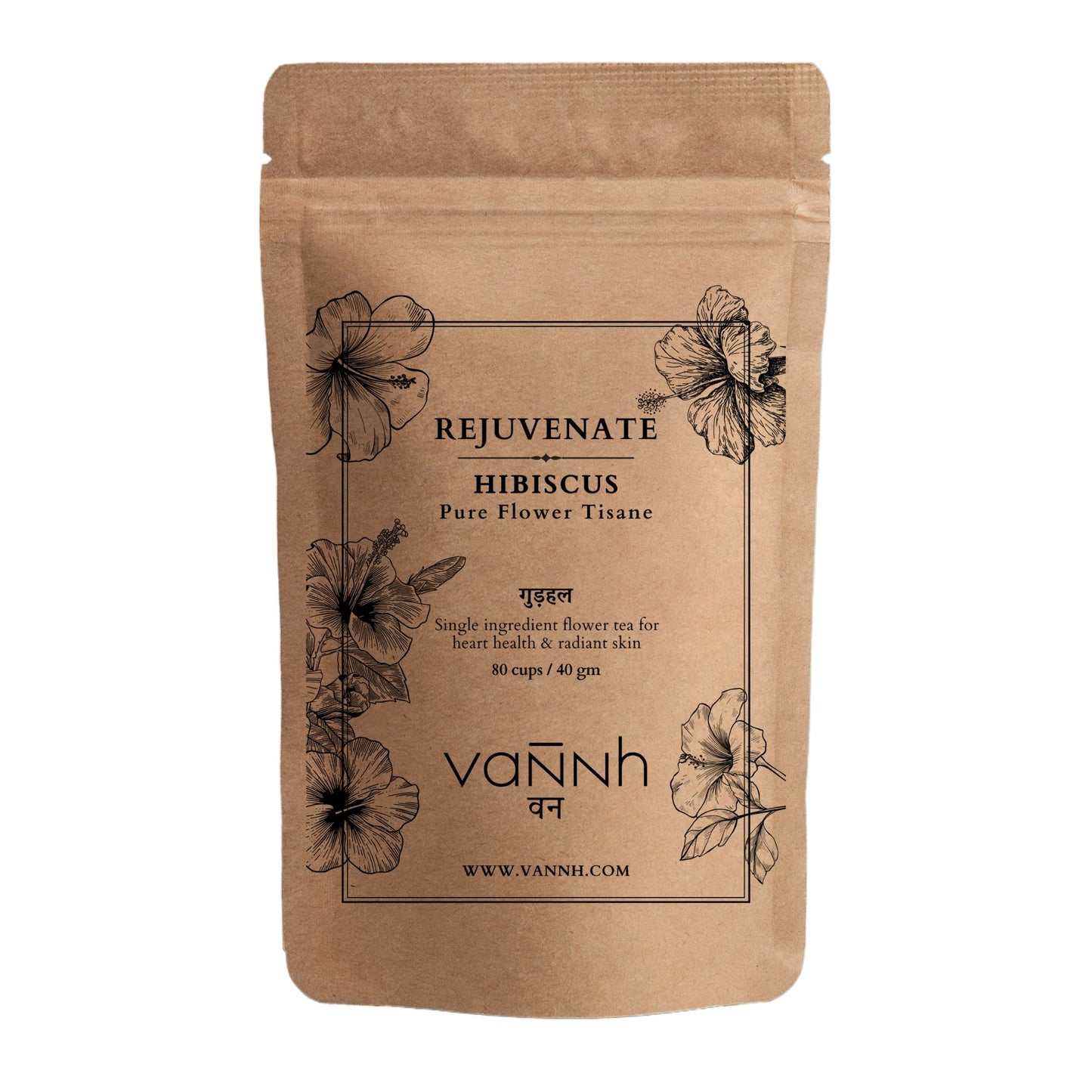 HIBISCUS FLOWER TISANE | REJUVENATE | Loose | Pure Flower